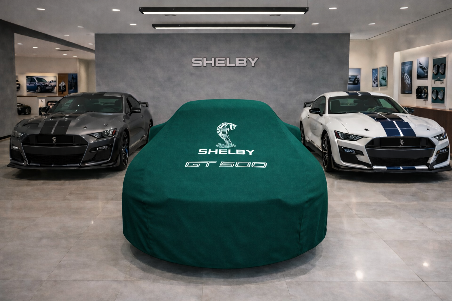 Indoor Car Cover Compatible with Shelby GT500 Models – Dustproof, Soft Protection