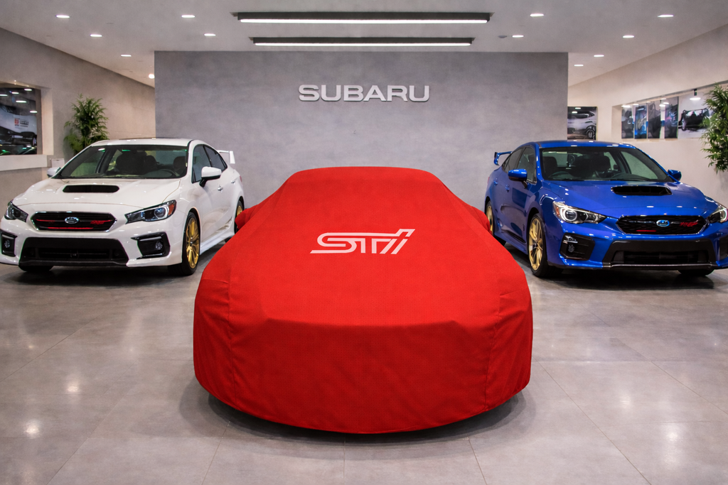 Indoor Car Cover Compatible with Subaru STI Models – Dustproof, Soft Protection