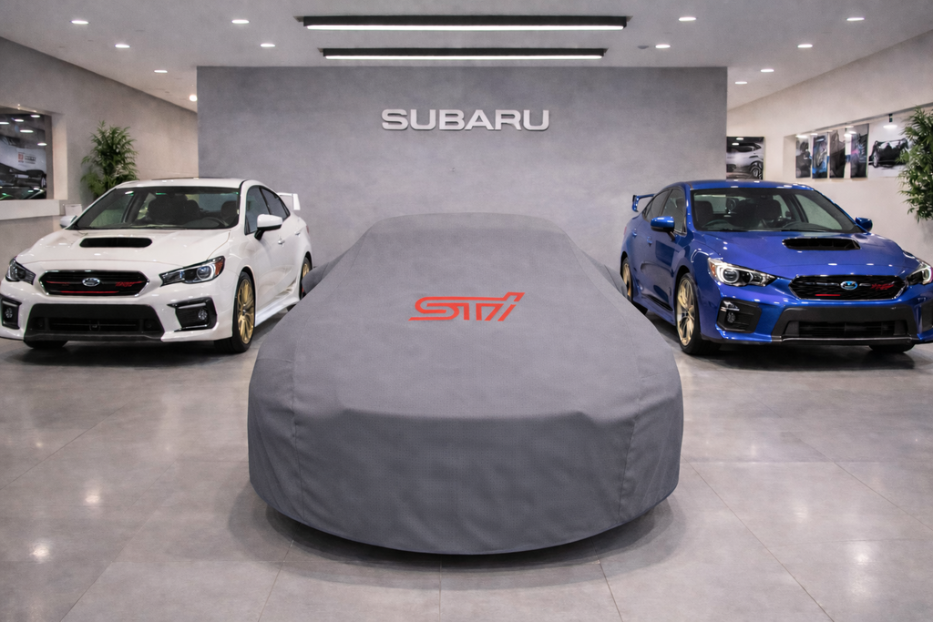 Indoor Car Cover Compatible with Subaru STI Models – Dustproof, Soft Protection