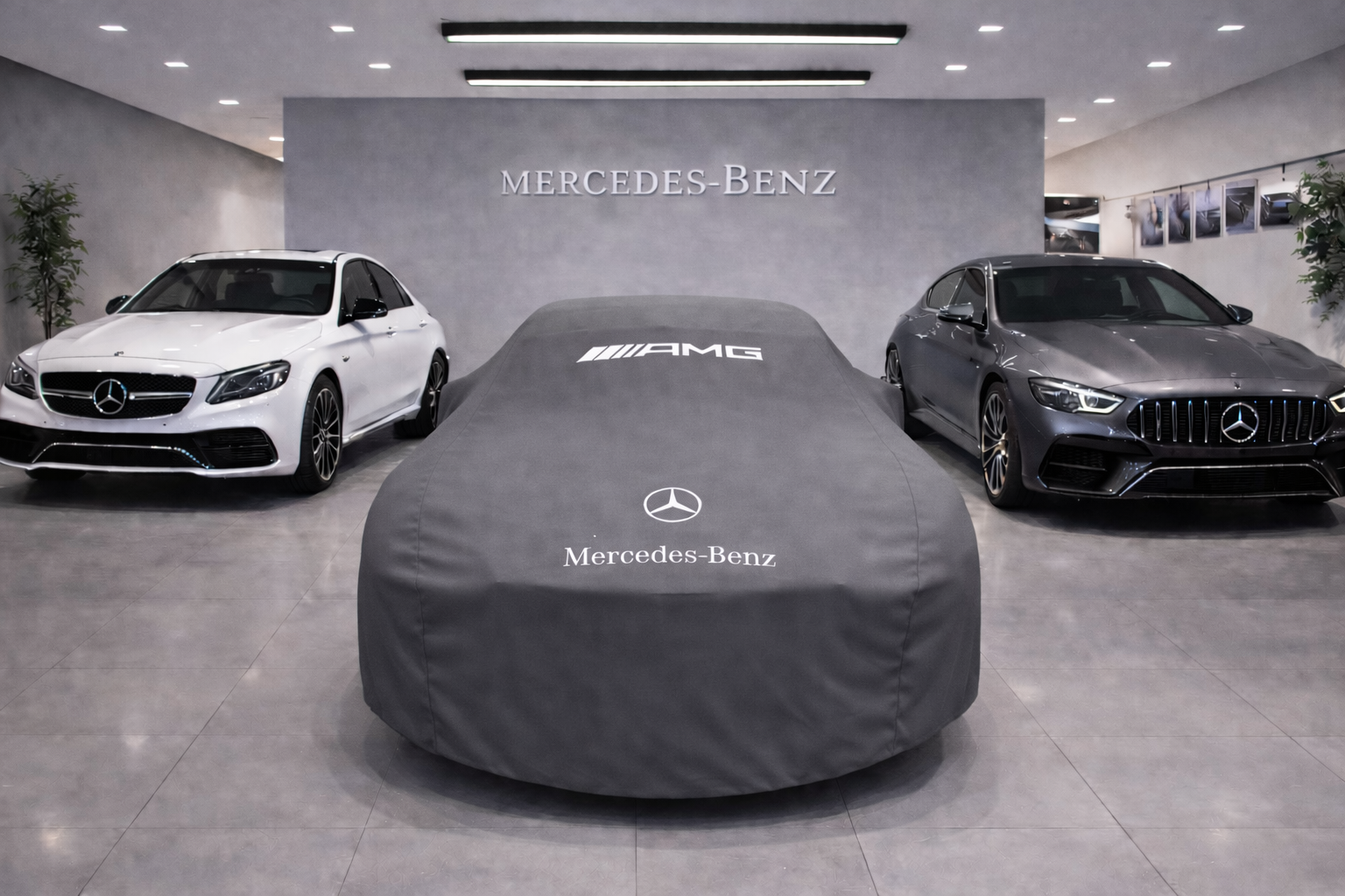 Indoor Car Cover Compatible with Mercedes Benz AMG Models – Dustproof, Soft Protection