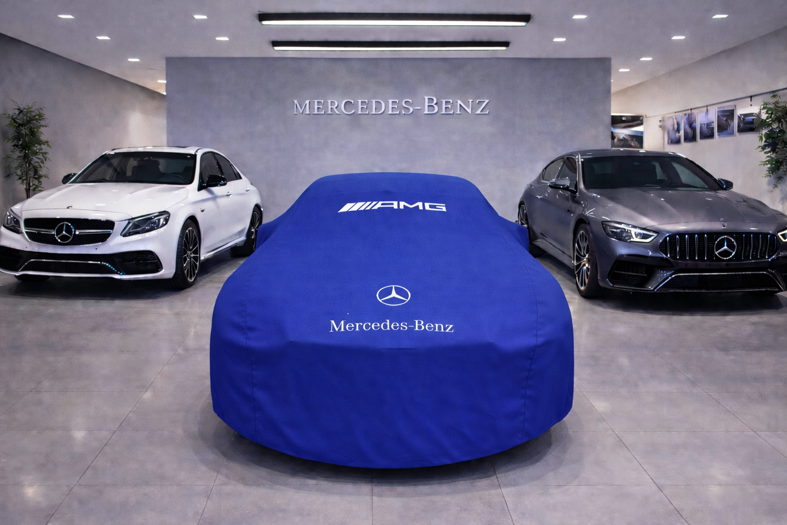 Indoor Car Cover Compatible with Mercedes Benz AMG Models – Dustproof, Soft Protection