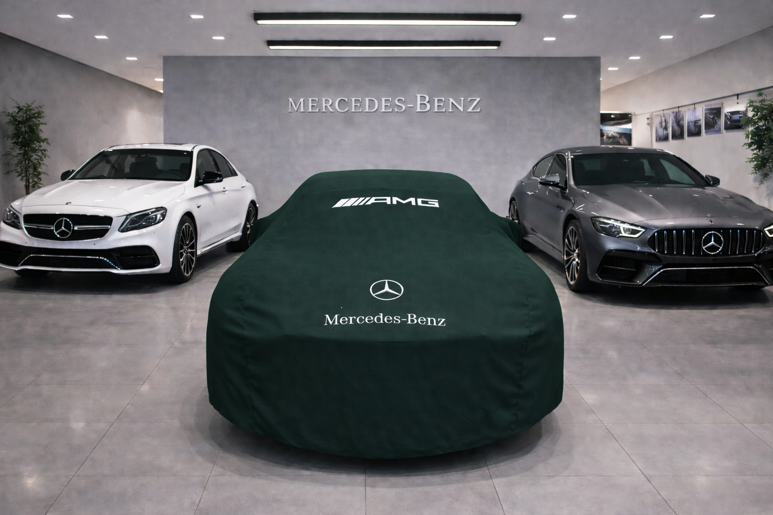 Indoor Car Cover Compatible with Mercedes Benz AMG Models – Dustproof, Soft Protection