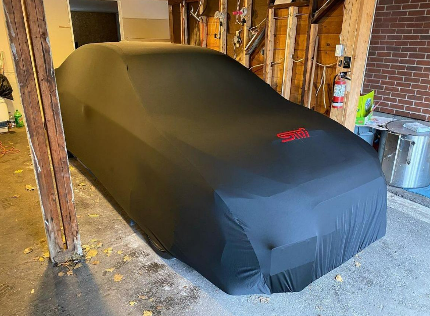 Indoor Car Cover Compatible with Subaru STI Models – Dustproof, Soft Protection