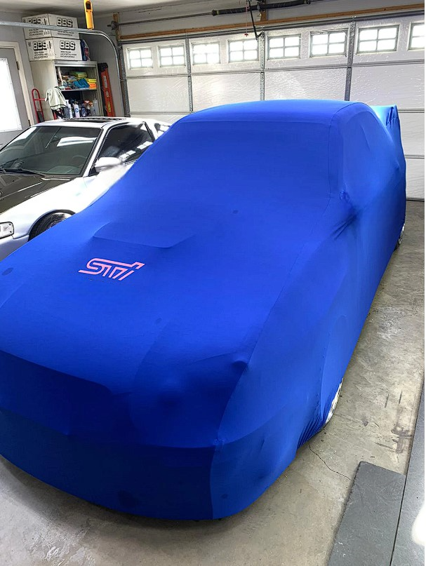 Indoor Car Cover Compatible with Subaru STI Models – Dustproof, Soft Protection