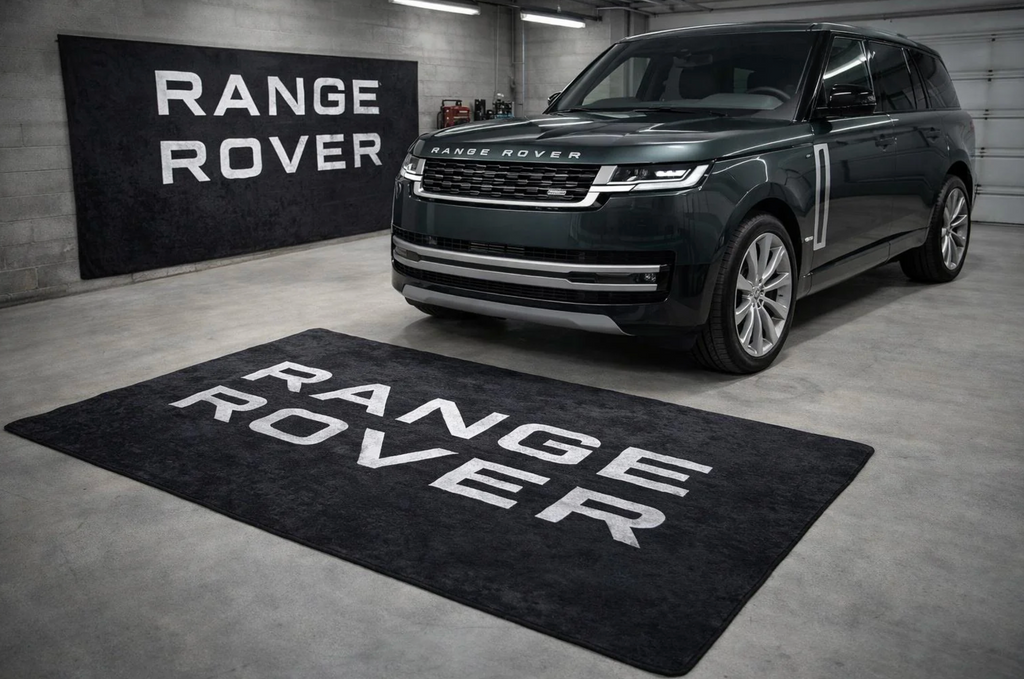 Range Rover Garage Mat – Non-Slip Premium Rug for Home & Car Display (59×86”)