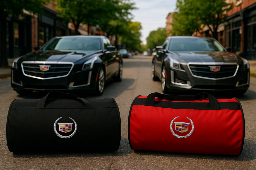 Luxury Cadillac Duffel Bag - Trunk Bag 12" × 20"