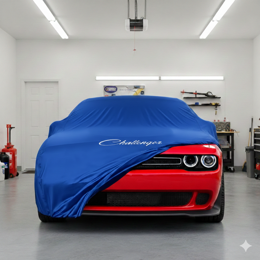 Indoor Car Cover Compatible with Dodge Challenger Models – Dustproof, Soft Protection