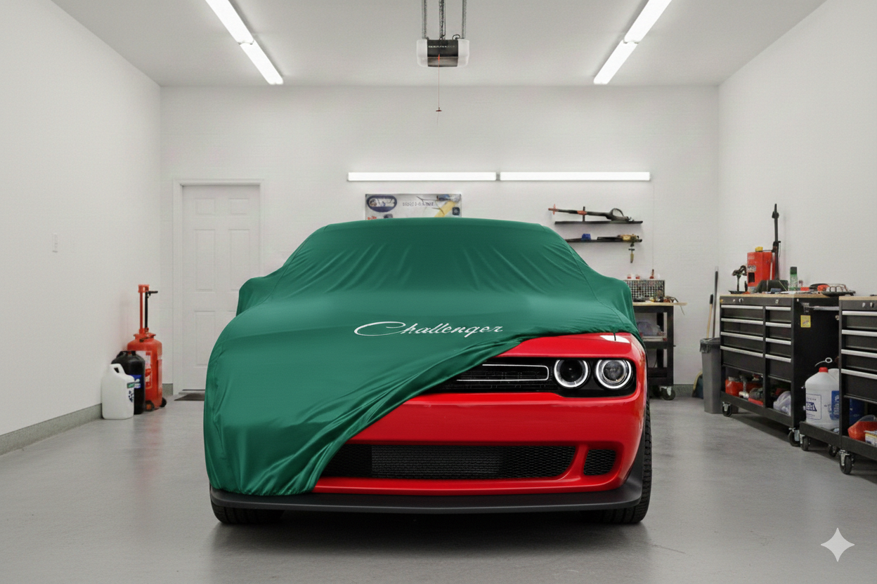 Indoor Car Cover Compatible with Dodge Challenger Models – Dustproof, Soft Protection
