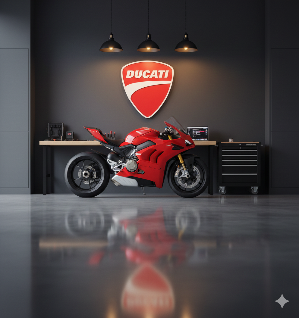 Ducati Wall Sign for Garage – Premium Wall Decor for Car Enthusiasts