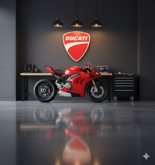 Ducati Wall Sign for Garage – Premium Wall Decor for Car Enthusiasts