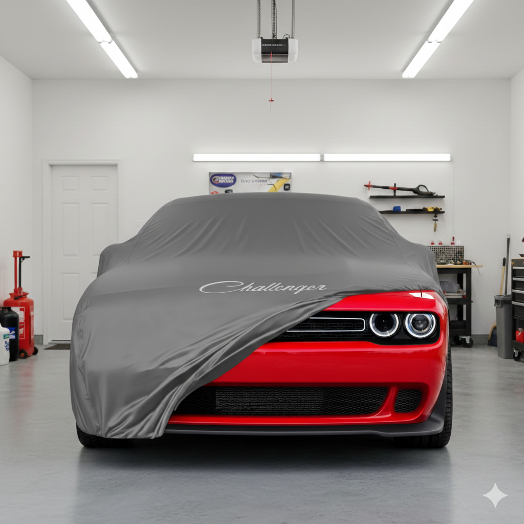 Indoor Car Cover Compatible with Dodge Challenger Models – Dustproof, Soft Protection