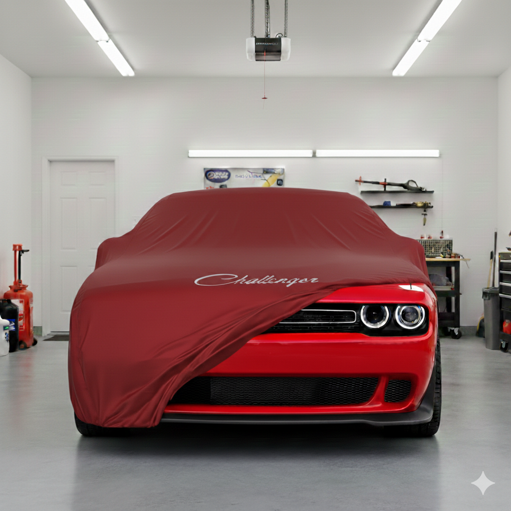 Indoor Car Cover Compatible with Dodge Challenger Models – Dustproof, Soft Protection