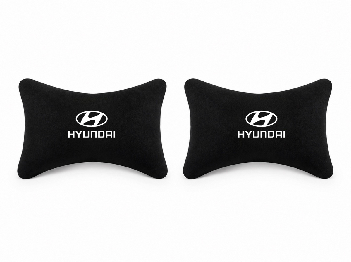 Hyundai Velvet Neck Pillow, 2pcs