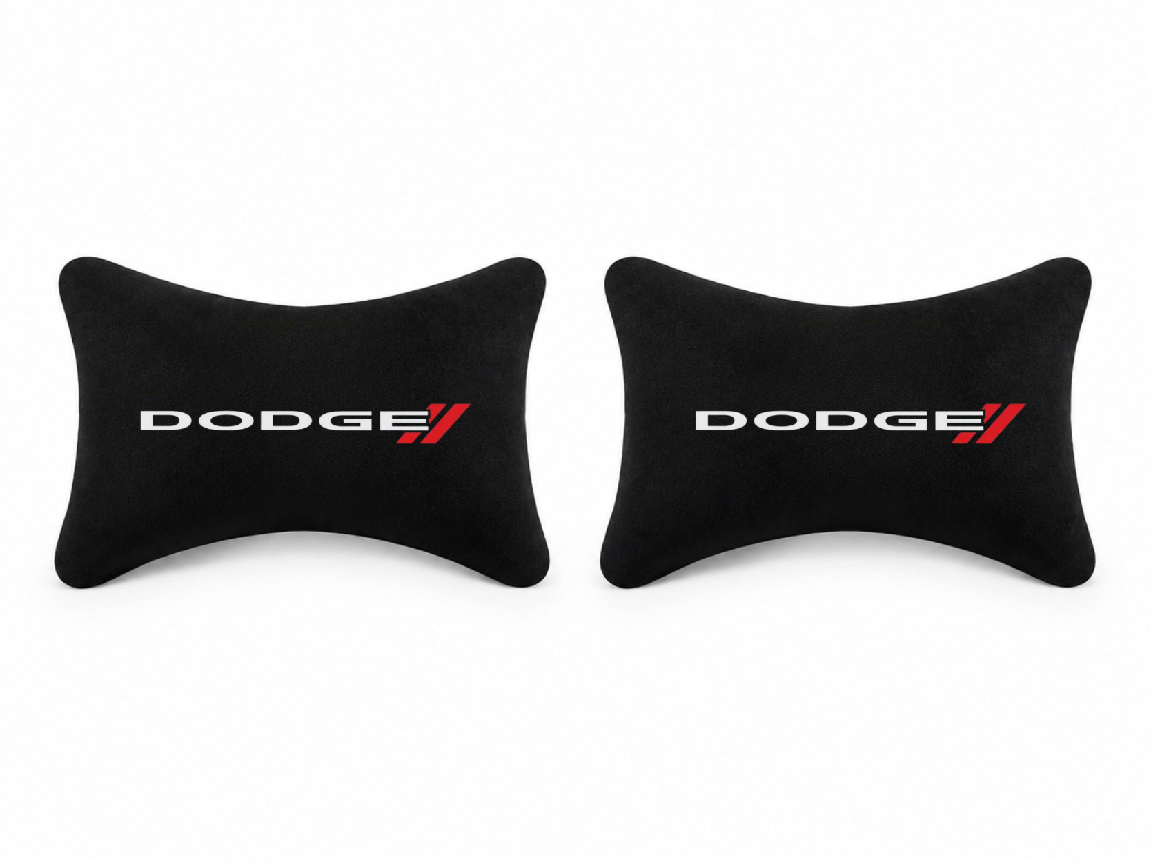 DODGE Velvet Neck Pillow, 2pcs ( Challenger-Viper-Srt )