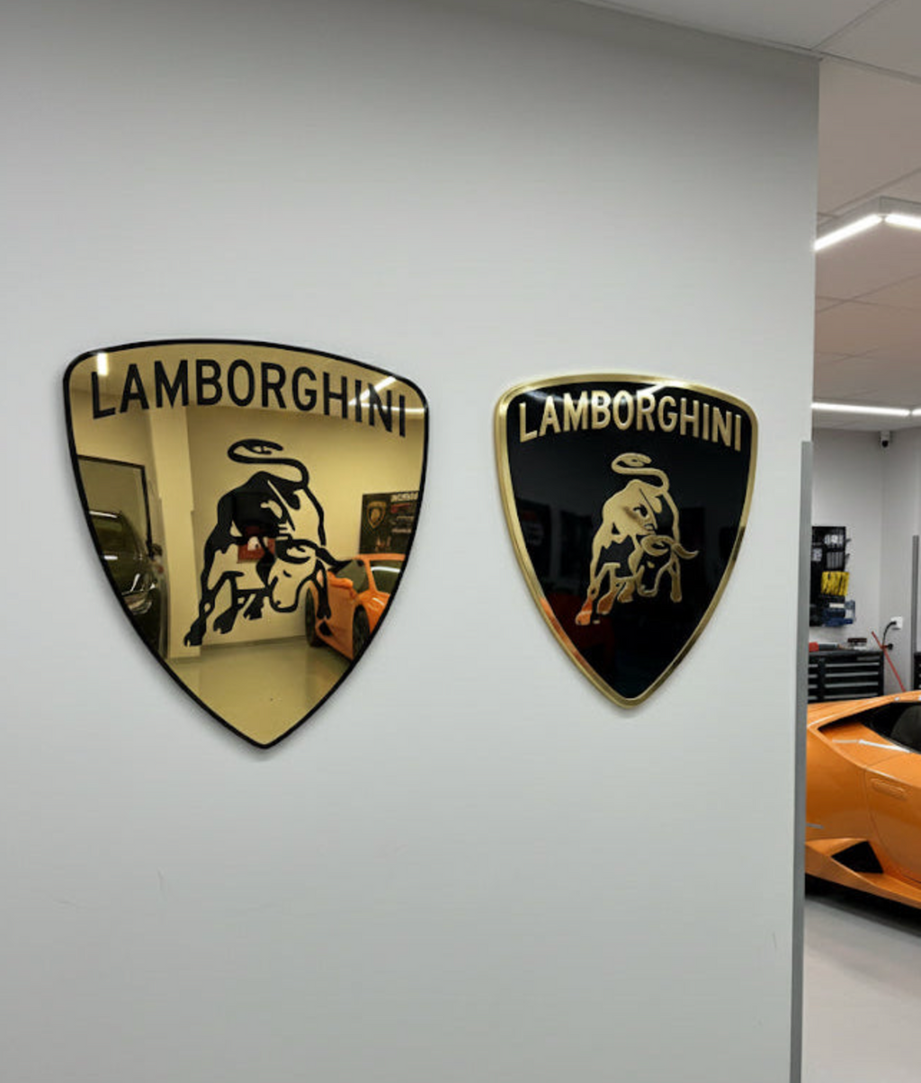 Lamborghini Wall Sign for Garage – Premium Wall Decor for Car Enthusiasts