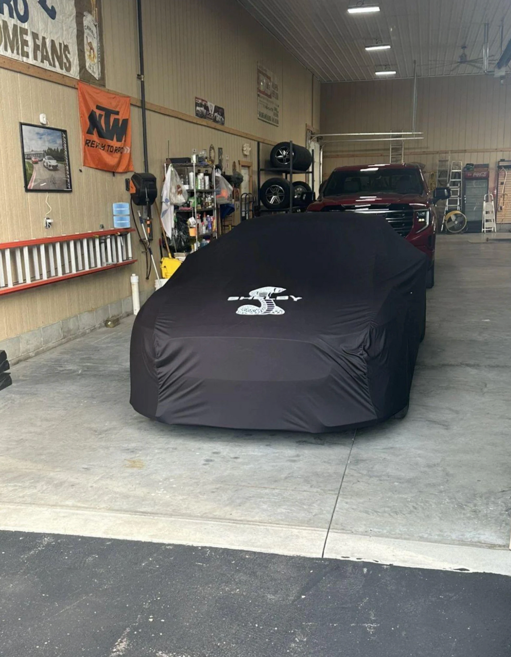 Indoor Car Cover Compatible with Shelby Models – Dustproof, Soft Protection