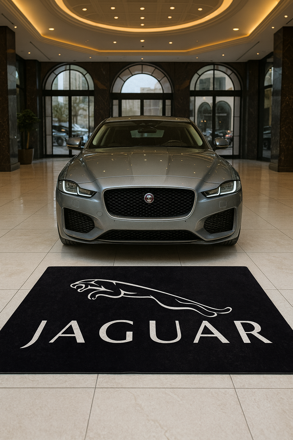 Jaguar Garage Mat – Non-Slip Premium Rug for Home & Car Display (59×86”)