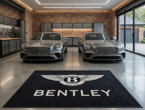 Bentley Garage Mat – Non-Slip Premium Rug for Home & Car Display (59×86”)