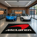 Mclaren Garage Mat – Non-Slip Premium Rug for Home & Car Display (59×86”)