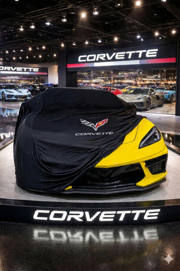 Indoor Car Cover Compatible with Corvette Models – Dustproof, Soft Protection