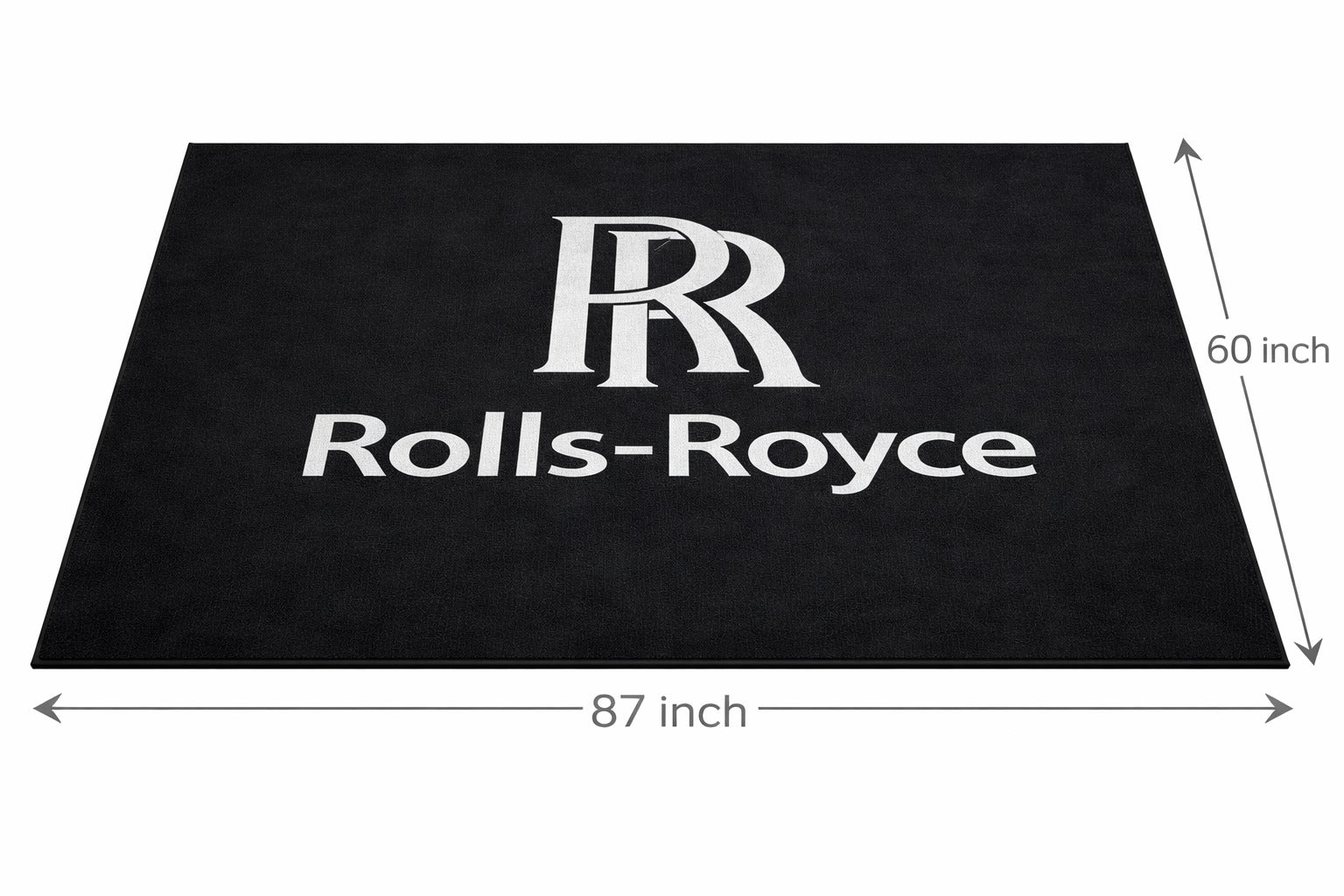 Rolls Royce Garage Mat – Non-Slip Premium Rug for Home & Car Display (59×86”)
