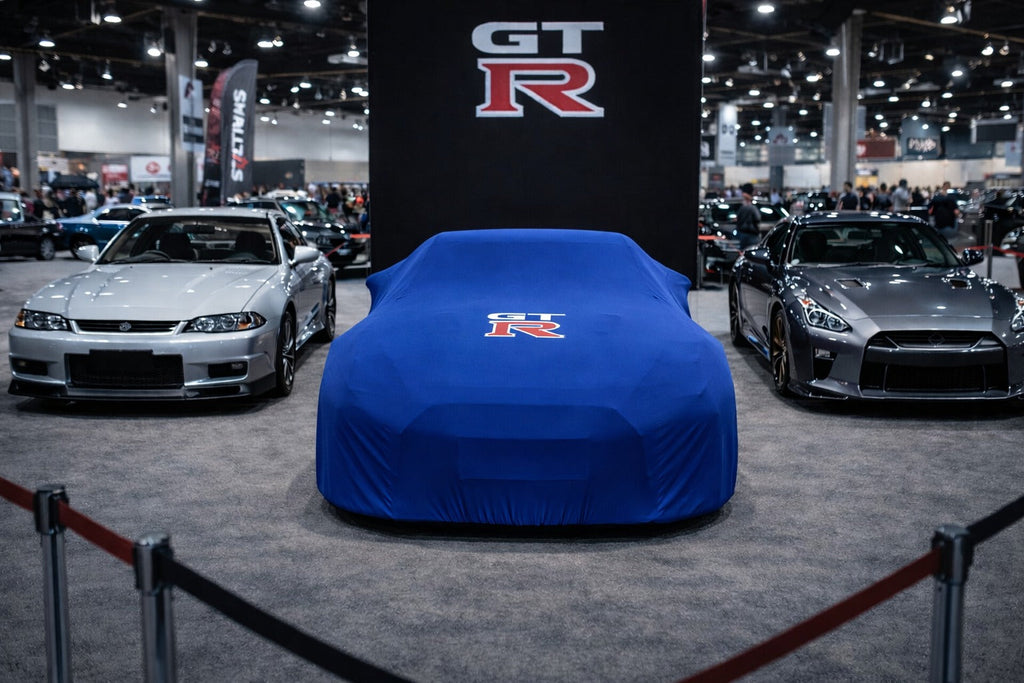 Indoor Car Cover Compatible with Nissan GTR Models – Dustproof, Soft Protection