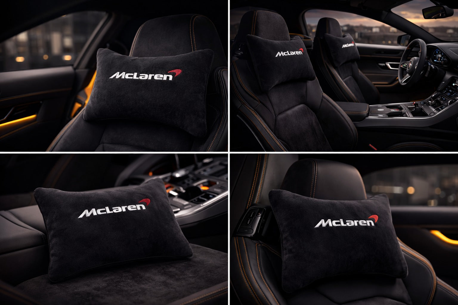 McLaren Alcantara Neck Pillow - 2 PCS