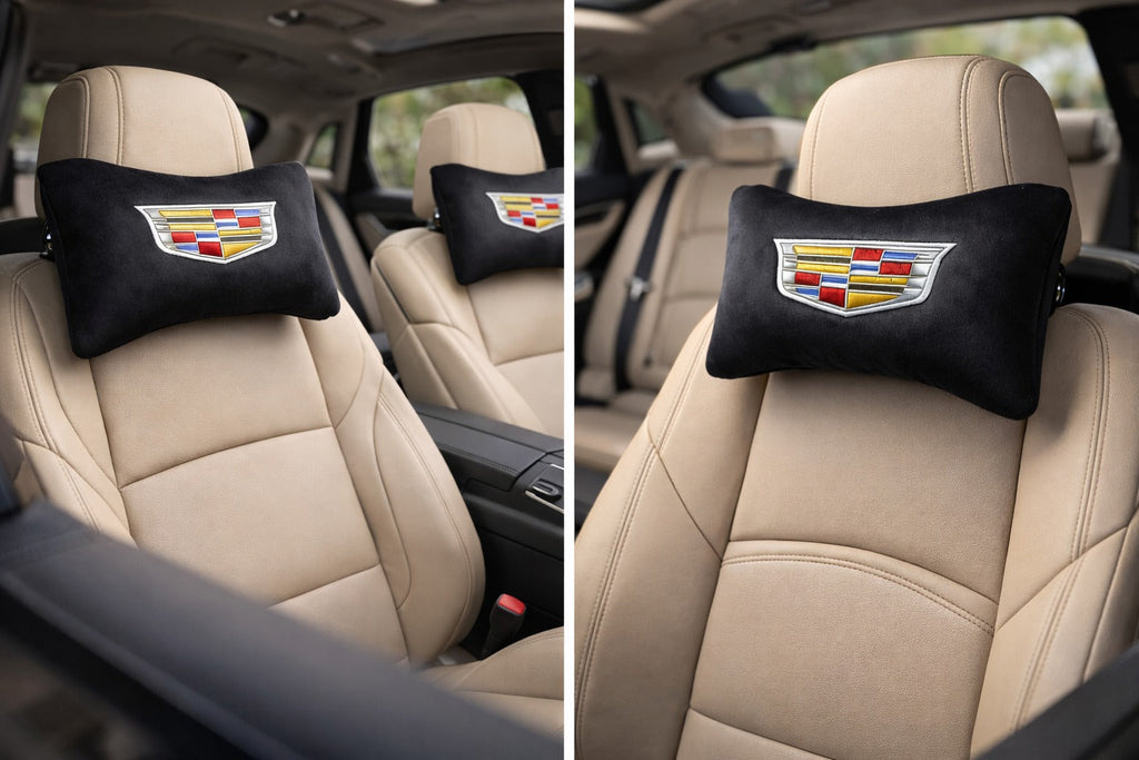 Cadillac Alcantara Neck Pillow - 2 PCS