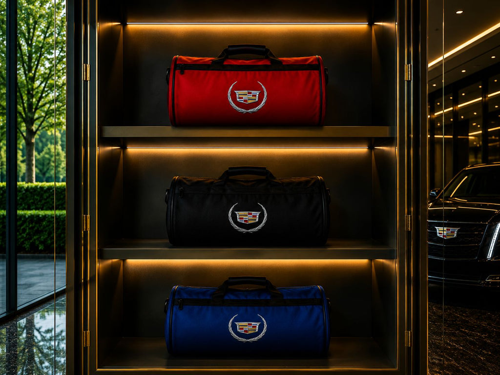 Luxury Cadillac Duffel Bag - Trunk Bag 12" × 20"