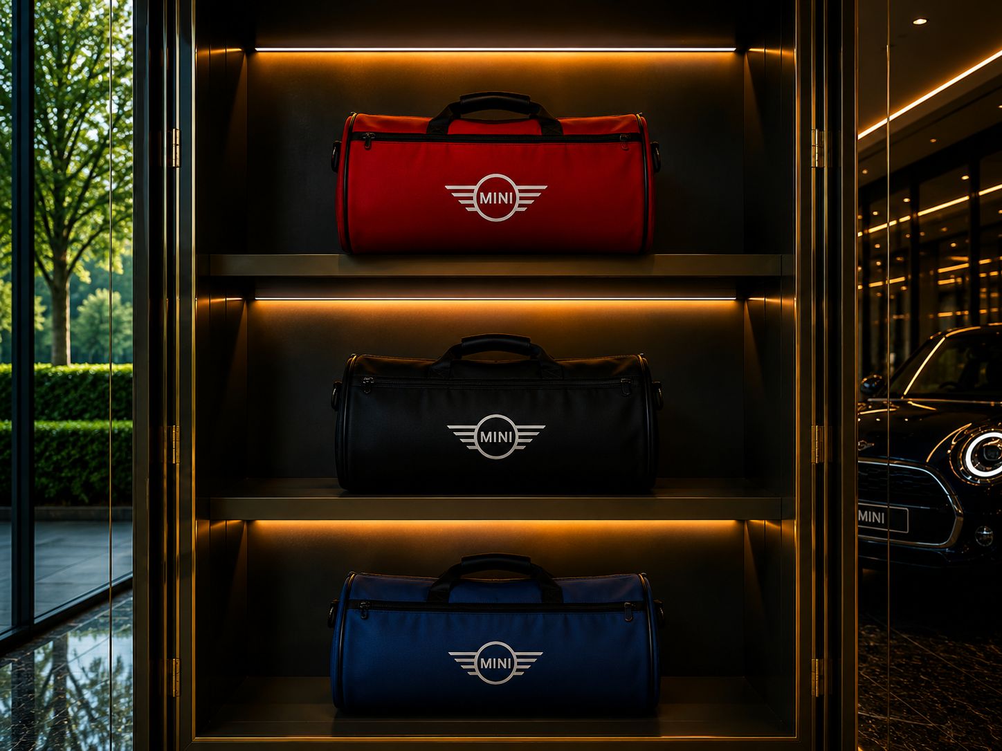 Luxury Mini Cooper Duffel Bag - Trunk Bag 12" × 20"