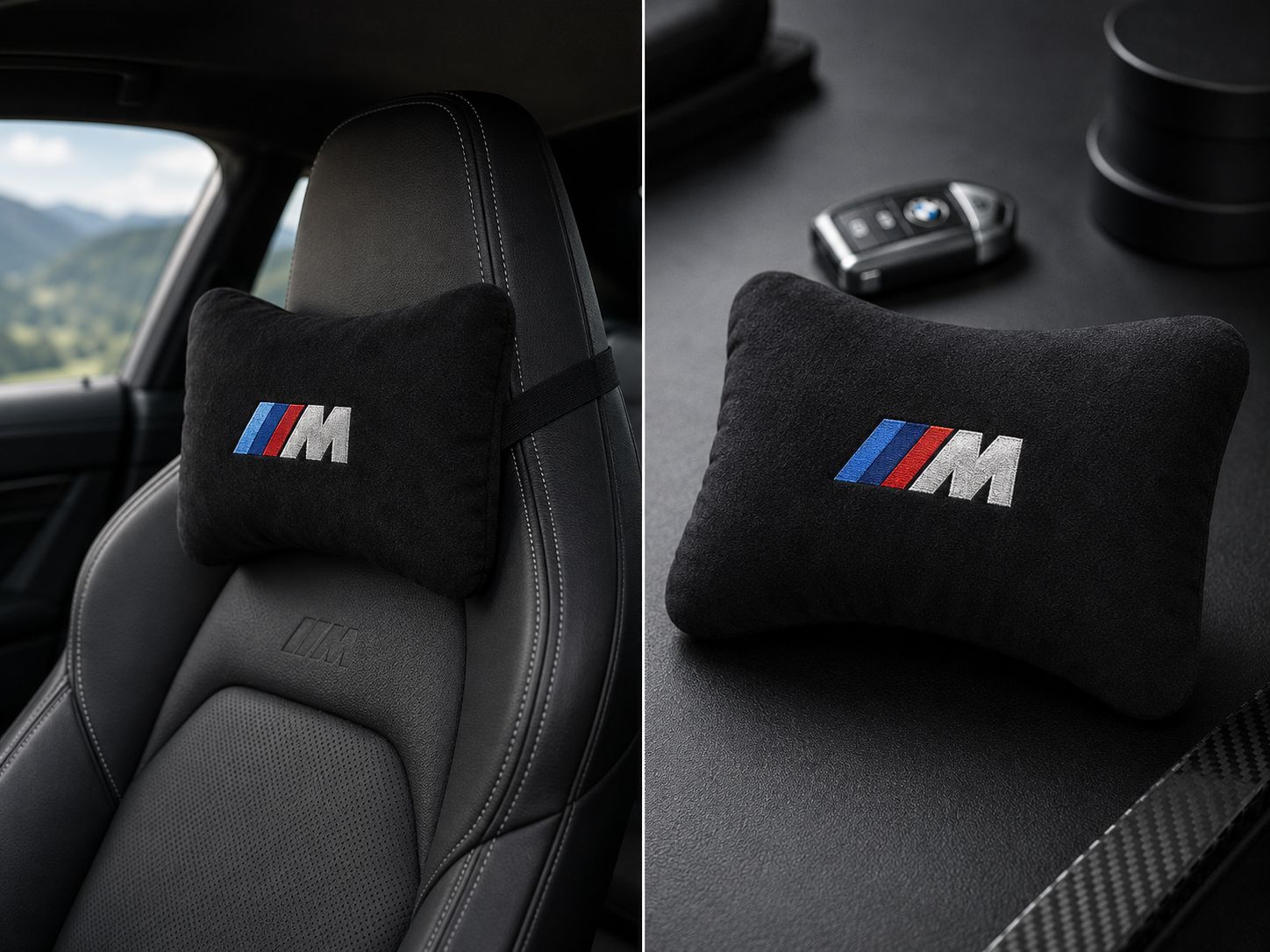 BMW M - M Performance Alcantara Neck Pillow - 2 PCS