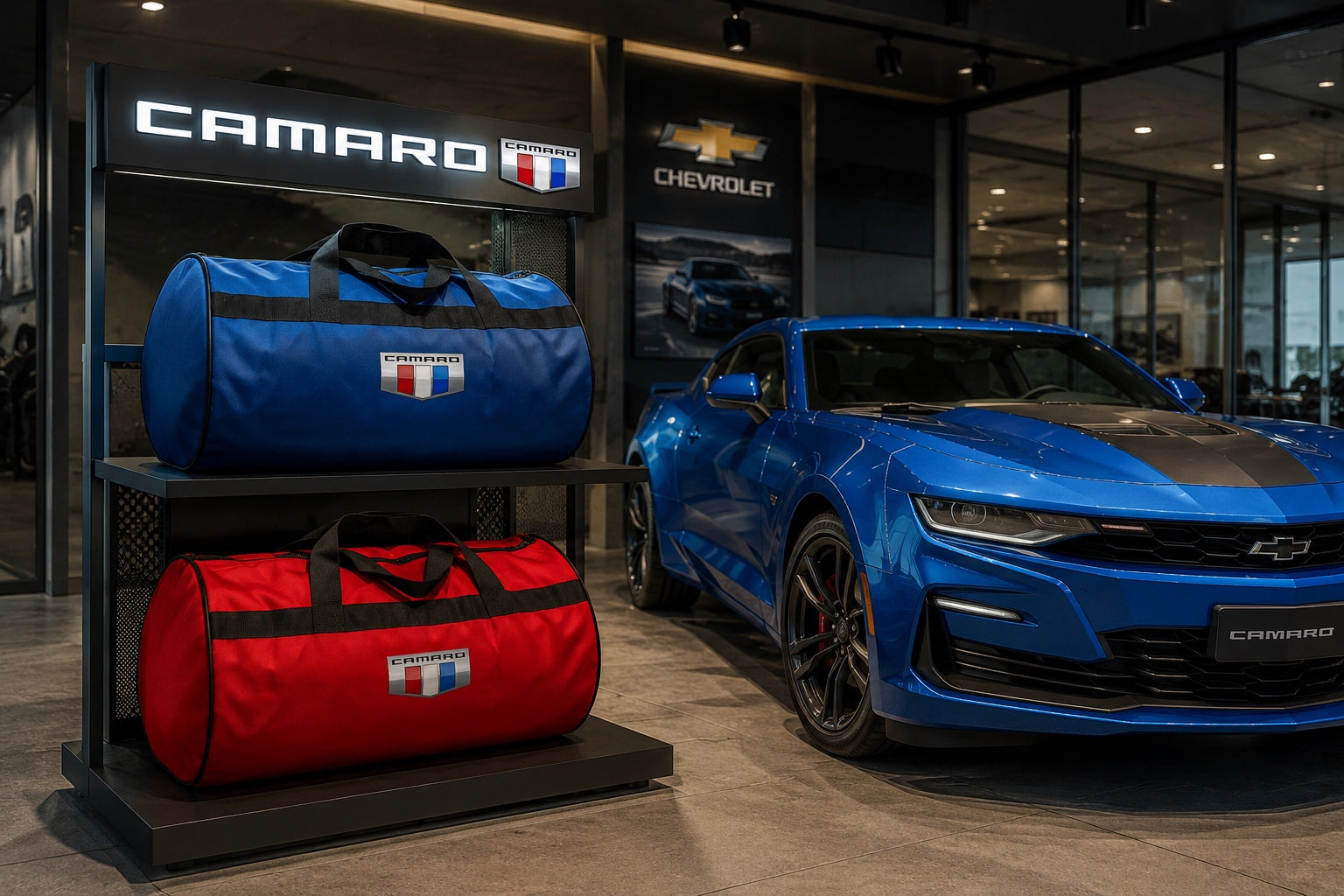 Luxury Camaro Duffel - Trunk Bag 12" × 20"