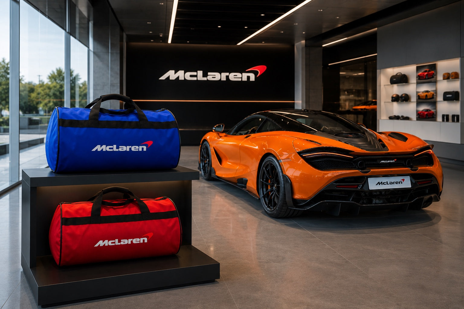 Luxury Mclaren Duffel - Trunk Bag 12" × 20"
