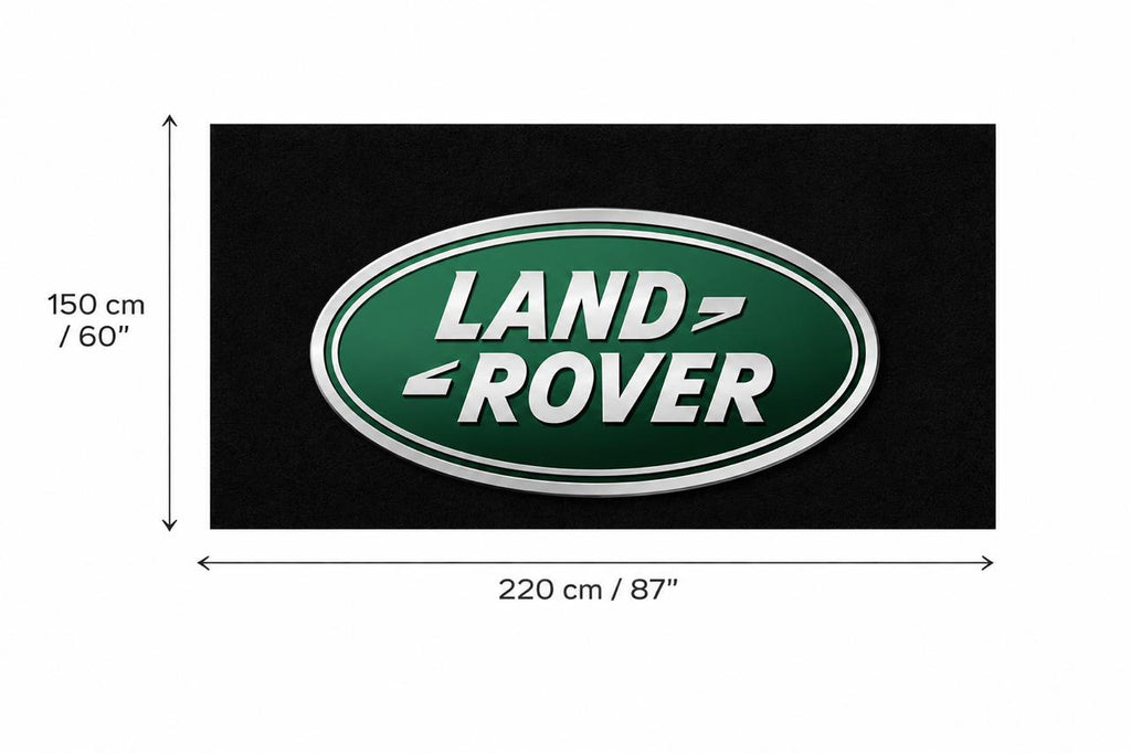 Land Rover Garage Floor Mat 5x7 FT (60x87 Inches) Showroom Rug