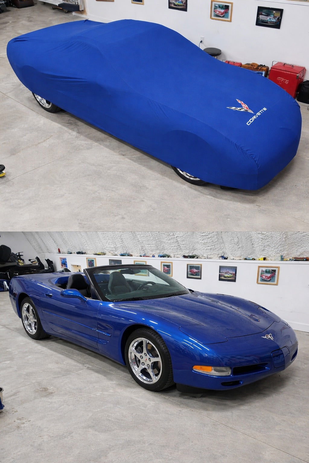 Indoor Car Cover Compatible with Corvette Models – Dustproof, Soft Protection