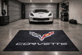 Corvette Garage Mat – Non-Slip Premium Rug for Home & Car Display (59×86”)