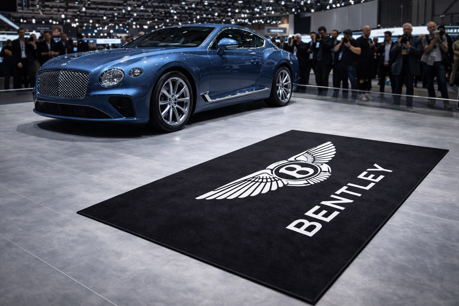Bentley Garage Mat – Non-Slip Premium Rug for Home & Car Display (59×86”)
