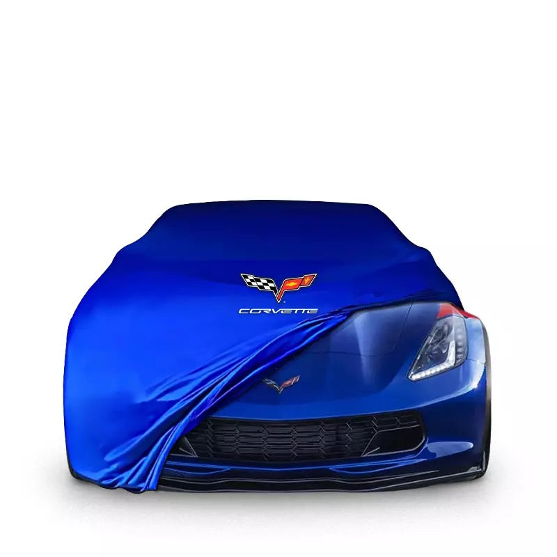 Indoor Car Cover Compatible with Corvette C7 Z06 (2015 – 2019) Models – Dustproof, Soft Protection